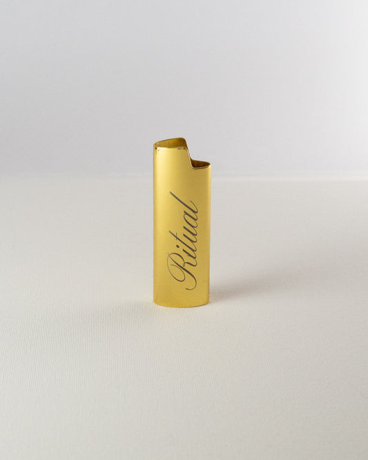 Minimalist Lighter Case – Gold