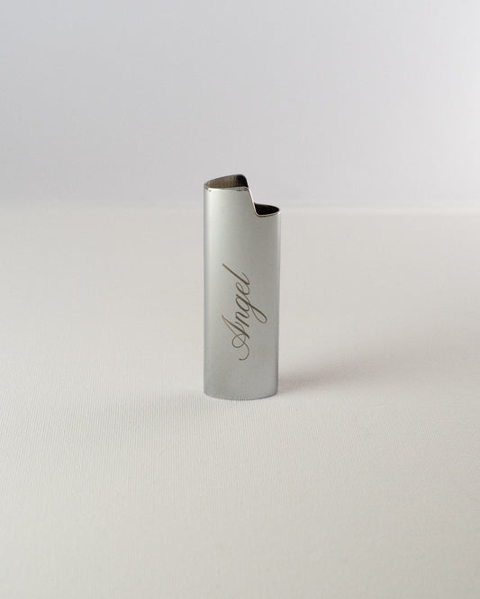 Minimalist Lighter Case – Silver