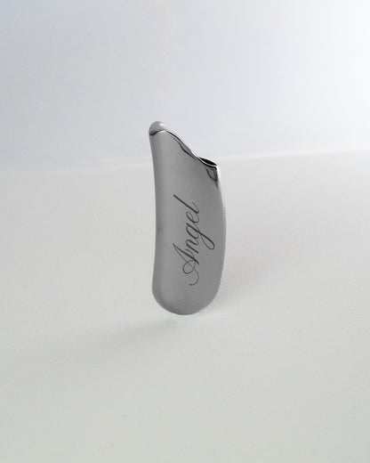 Curved Lighter Case – Silver
