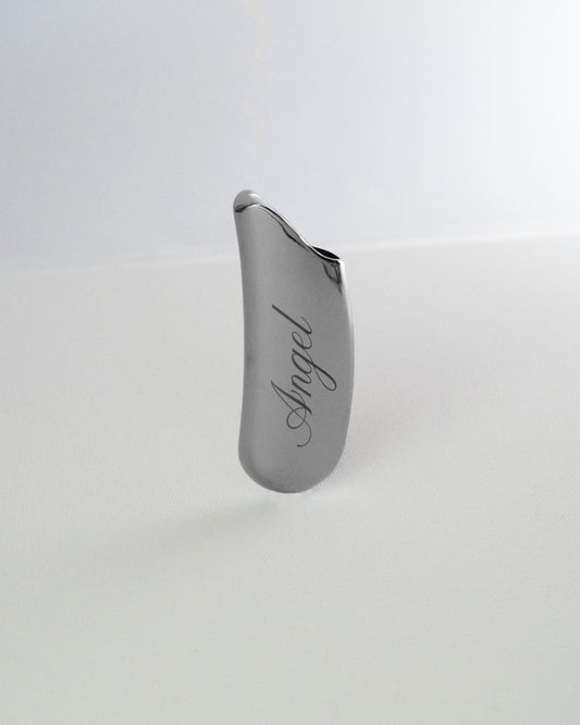 Curved Lighter Case – Silver